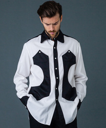 【Iroquois】RY/C ツイルウエスタンシャツ