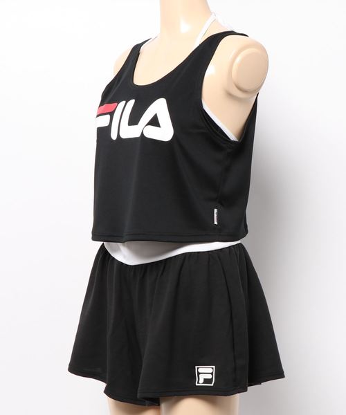FILA（フィラ）の「【FILA/フィラ】レディース ビキニ水着4点セット / フィットネス ジム（水着・レディース・ブラック/レッド・LARGE/X-LARGE）」の17枚目の写真