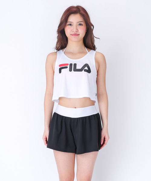 FILA（フィラ）の「【FILA/フィラ】レディース ビキニ水着4点セット / フィットネス ジム（水着・レディース・ブラック/レッド・LARGE/X-LARGE）」の3枚目の写真