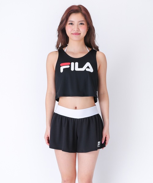 FILA（フィラ）の「【FILA/フィラ】レディース ビキニ水着4点セット / フィットネス ジム（水着・レディース・ブラック/レッド・LARGE/X-LARGE）」の11枚目の写真