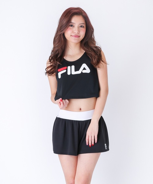 FILA（フィラ）の「【FILA/フィラ】レディース ビキニ水着4点セット / フィットネス ジム（水着・レディース・ブラック/レッド・LARGE/X-LARGE）」の14枚目の写真