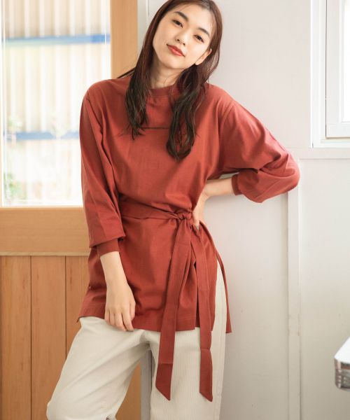 GLOBAL WORK（グローバルワーク）の「プリントチュニックロンT/長袖