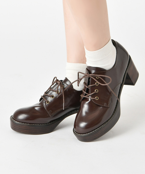 one after another NICE CLAUP(ワンアフターアナザーナイスクラップ)の「2wayレースアップシューズ(ブーツ・レディース・ブラック/ブラウン/モカ・SMALL/MEDIUM/LARGE)」の3枚目の写真