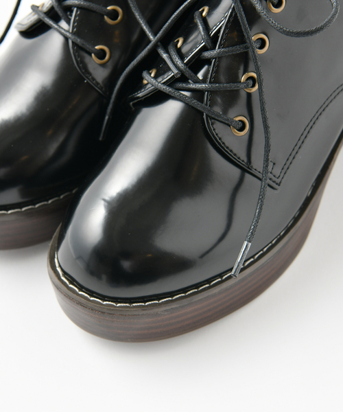 one after another NICE CLAUP(ワンアフターアナザーナイスクラップ)の「2wayレースアップシューズ(ブーツ・レディース・ブラック/ブラウン/モカ・SMALL/MEDIUM/LARGE)」の10枚目の写真
