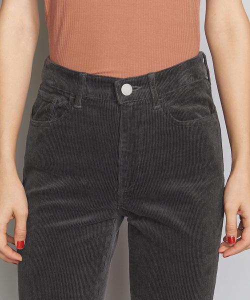 BEAUTY&YOUTH UNITED ARROWS（ビューティーアンドユースユナイテッドアローズ）の「BY 11Wコーデュロイスキニーパンツо（その他パンツ・レディース・オフホワイト/ダークグレー/モカ・LARGE/SMALL/MEDIUM）」の4枚目の写真