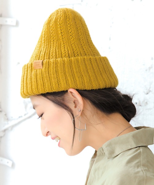 【Toque】 新品✨ブラウン ニット帽 A'GEM/9 × .kom『ROMANTIC CROWN/ロマンティッククラウン