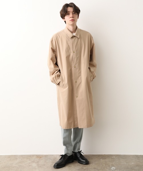 JUNRED(ジュンレッド)の「4WAYストレッチオーバーコート(ステンカラーコート・メンズ・ブラック/ベージュ・FREE/M/L)」の17枚目の写真