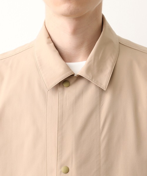 JUNRED(ジュンレッド)の「4WAYストレッチオーバーコート(ステンカラーコート・メンズ・ブラック/ベージュ・FREE/M/L)」の6枚目の写真