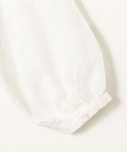 coen（コーエン）の「リネンレーヨンウエストタックVネックブラウス（シャツ/ブラウス・レディース・オフホワイト/カーキ・MEDIUM/LARGE）」の16枚目の写真