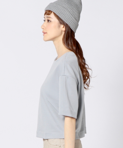 Another Edition（アナザーエディション）の「AE エアーダンボール SSL ◆（Tシャツ/カットソー・レディース・グレー/ベージュ/ネイビー・フリー）」の4枚目の写真