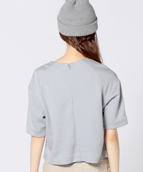 Another Edition（アナザーエディション）の「AE エアーダンボール SSL ◆（Tシャツ/カットソー・レディース・グレー/ベージュ/ネイビー・フリー）」の5枚目の写真