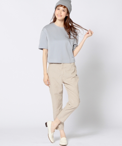 Another Edition（アナザーエディション）の「AE エアーダンボール SSL ◆（Tシャツ/カットソー・レディース・グレー/ベージュ/ネイビー・フリー）」の15枚目の写真