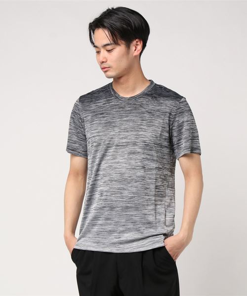 adidas（アディダス）の「アディダス adidas M GRADIENT TEE（Tシャツ/カットソー・メンズ・ブラック/レッド/グリーン/ホワイト/ダークグレー/オレンジ/ネイビー・XXL/L/S/XL/M）」の3枚目の写真