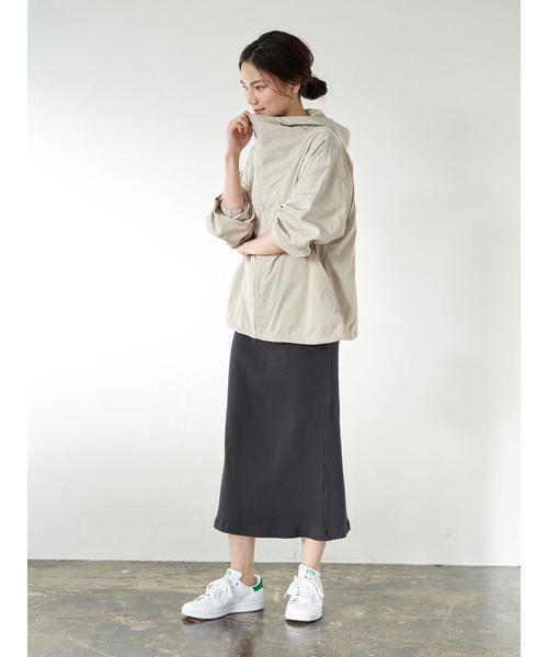 AMERICAN HOLIC（アメリカンホリック）の「リブタイトロングスカート　＊〇（スカート・レディース・ネイビー/グレイッシュベージュ/ブラック・M/L）」の14枚目の写真