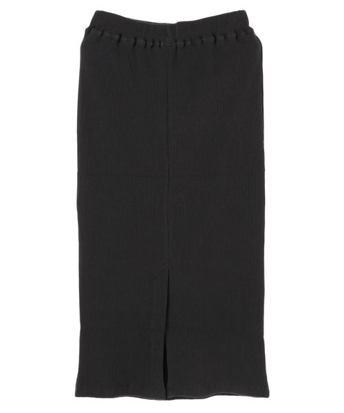 AMERICAN HOLIC（アメリカンホリック）の「リブタイトロングスカート　＊〇（スカート・レディース・ネイビー/グレイッシュベージュ/ブラック・M/L）」の20枚目の写真