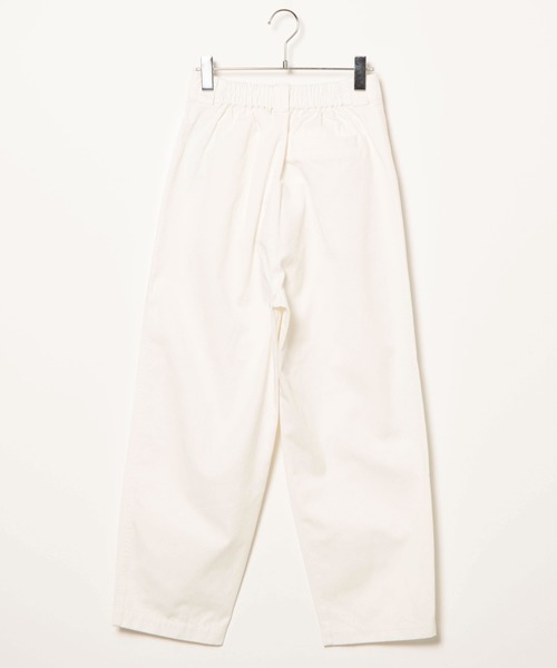 WEGO（ウィゴー）の「WEGO/チノワイドテーパードパンツ（チノパンツ・レディース・ホワイト/ベージュ・FREE）」の11枚目の写真