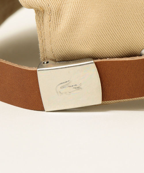 LACOSTE（ラコステ）の「LACOSTE: ベーシック キャップ（キャップ・メンズ・ブラック/ベージュ/ネイビー・ONE SIZE）」の6枚目の写真