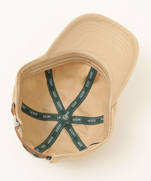 LACOSTE（ラコステ）の「LACOSTE: ベーシック キャップ（キャップ・メンズ・ブラック/ベージュ/ネイビー・ONE SIZE）」の8枚目の写真