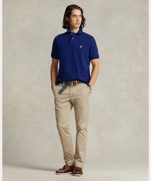 POLO RALPH LAUREN(ポロ ラルフ ローレン)の「アイコニック メッシュ ポロシャツ(ポロシャツ・メンズ・ブルー・SMALL/MEDIUM/LARGE/X-SMALL/XX-LARGE/X-LARGE)」の3枚目の写真