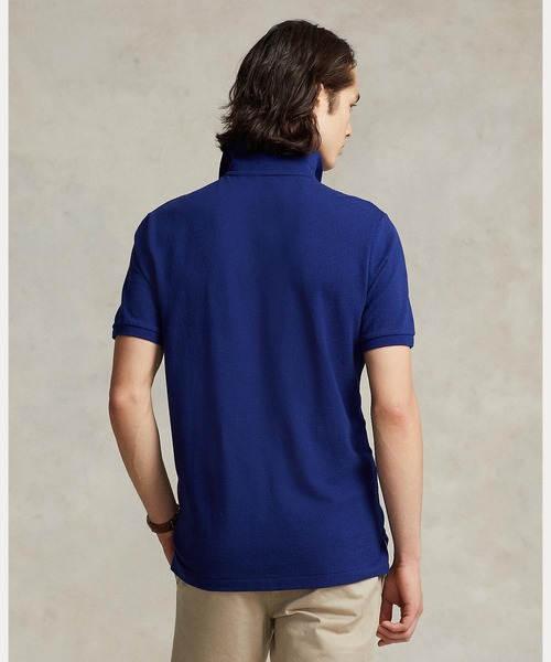 POLO RALPH LAUREN(ポロ ラルフ ローレン)の「アイコニック メッシュ ポロシャツ(ポロシャツ・メンズ・ブルー・SMALL/MEDIUM/LARGE/X-SMALL/XX-LARGE/X-LARGE)」の4枚目の写真