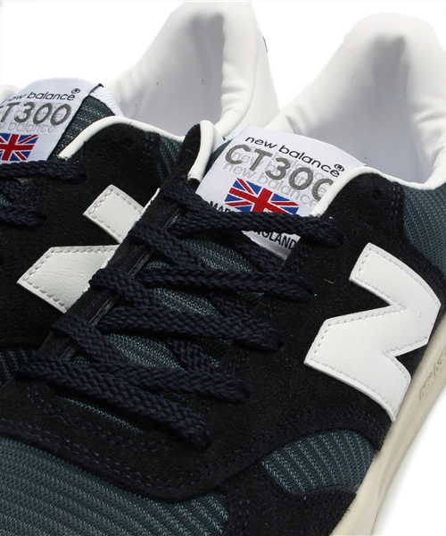 NEW BALANCE（ニューバランス）の「英国製 メンズ ニューバランス クラシックテニス new balance CT300 SNW/SWB（スニーカー・メンズ・ホワイト/ネイビー・26cm/28cm/27cm）」の3枚目の写真