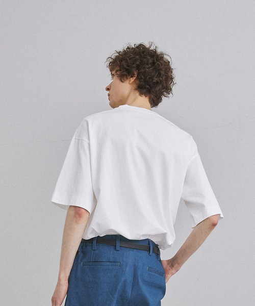 UNITED TOKYO(ユナイテッドトウキョウ)の「【EC限定】フェイクレザービックポケットT/ビッグシルエット(Tシャツ/カットソー・メンズ・ホワイト/ブラック・1/2/3)」の16枚目の写真