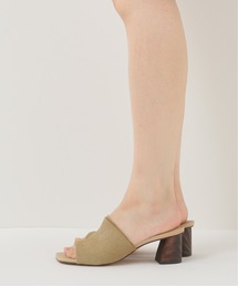 マリジウディセリ　MARI GIUDICELLI 黒 ミュール 37サイズ Luiza Sandal Calf in Black – Misia