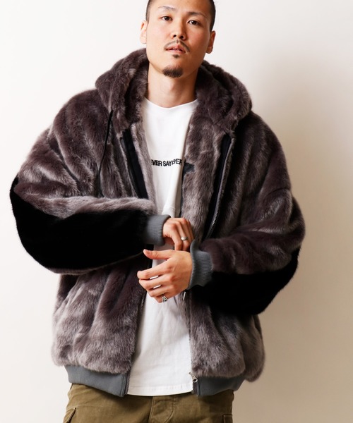 Re730 フェイクファーブルゾン