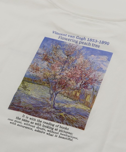 tiptop(ティップトップ)の「アートプリントBIGロンT(Tシャツ/カットソー・レディース・キナリ/スミクロ/オフホワイト/ブラック/ダークグレー/アイボリー/A/B・FREE)」の18枚目の写真