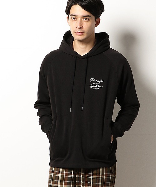 裏シャギー プルオーバーパーカ パーカー Purple Yellow パープルアンドイエロー のファッション通販 Zozotown