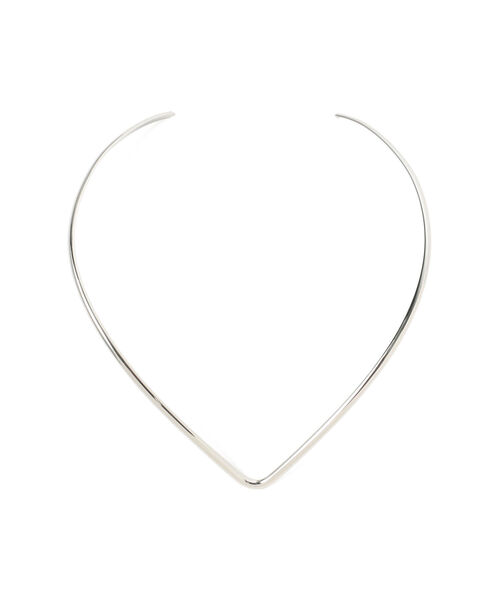 Ray BEAMS(レイビームス)の「Ray BEAMS / Vライン チョーカー(チョーカー・レディース・シルバー/ゴールド・ONE SIZE)」の1枚目の写真