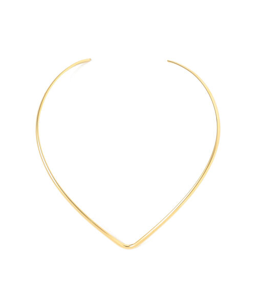 Ray BEAMS(レイビームス)の「Ray BEAMS / Vライン チョーカー(チョーカー・レディース・シルバー/ゴールド・ONE SIZE)」の2枚目の写真