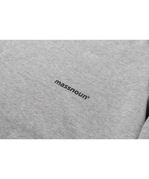 MASSNOUN(マスノウン)の「【massnoun/マスノウン】 SMILE OVERSIZED HEAVY HOODY/スマイルデザイン オーバーサイズ プルオーバー フーディー(パーカー・メンズ・ブラック/グレー・L/M)」の9枚目の写真