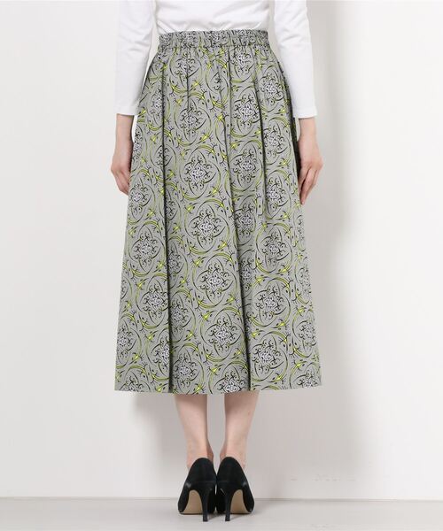 LE GLAZIK（ルグラジック）の「LE GLAZIK / ル グラジック プリントスカート　PRINT SKIRT JL-5076（スカート・レディース・カーキブラウン/グレー・36）」の3枚目の写真
