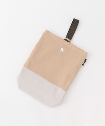 petit main（プティマイン）の「BOYSストライプ切り替えシューズバッグ（シューケア用品・キッズ）」