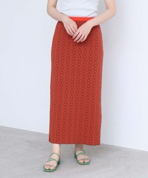 ダブルジャカードストレートスカート