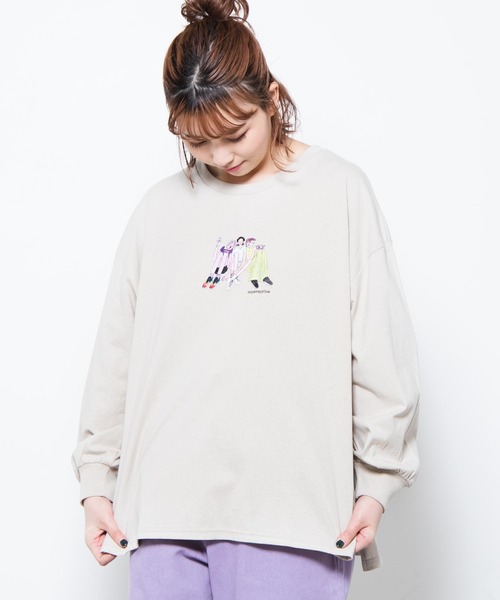 セール Wego イラストレータープリントロンt Tシャツ カットソー Wego ウィゴー のファッション通販 Zozotown