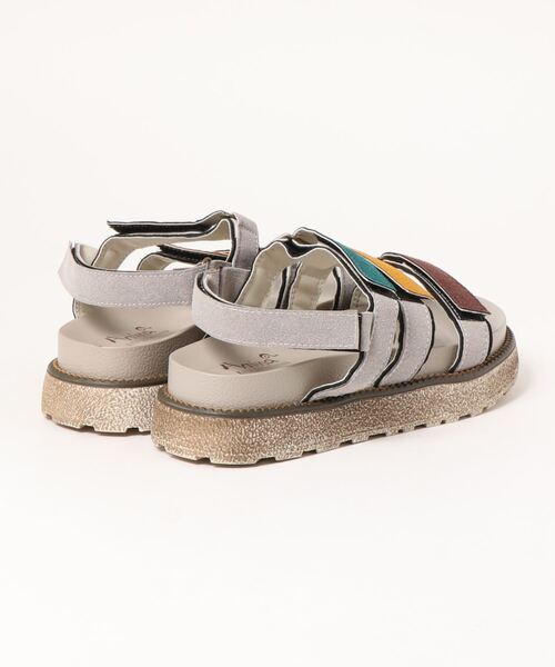 チャイハネ（チャイハネ）の「【チャイハネ】シャトルベルトサンダル（サンダル・レディース・グレー/ブルー・ONE SIZE）」の5枚目の写真