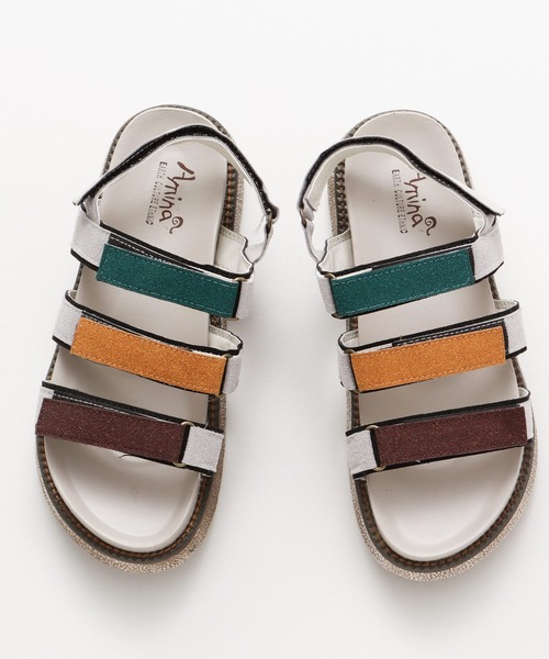 チャイハネ（チャイハネ）の「【チャイハネ】シャトルベルトサンダル（サンダル・レディース・グレー/ブルー・ONE SIZE）」の7枚目の写真