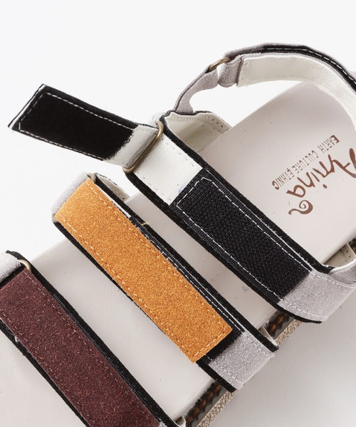 チャイハネ（チャイハネ）の「【チャイハネ】シャトルベルトサンダル（サンダル・レディース・グレー/ブルー・ONE SIZE）」の8枚目の写真