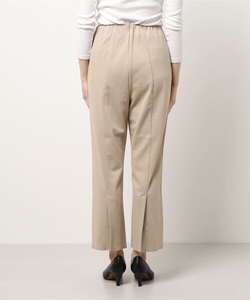 Te chichi TERRASSE（テチチテラス）の「Wツイルジャージギャザーパンツ（その他パンツ・レディース・オフホワイト/ブラック/モカ・ﾌﾘ-）」の5枚目の写真