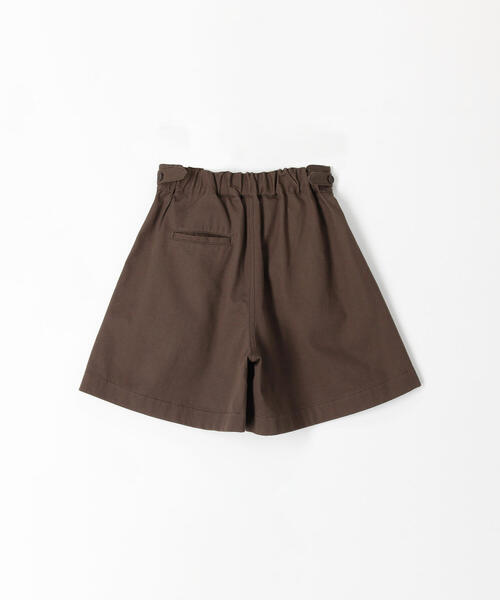 TOMORROWLAND （トゥモローランド）の「COTTON TWIL SHORT PANTS（その他パンツ・キッズ・ライトベージュ/ダークブラウン・150/115/135/105/125）」の4枚目の写真