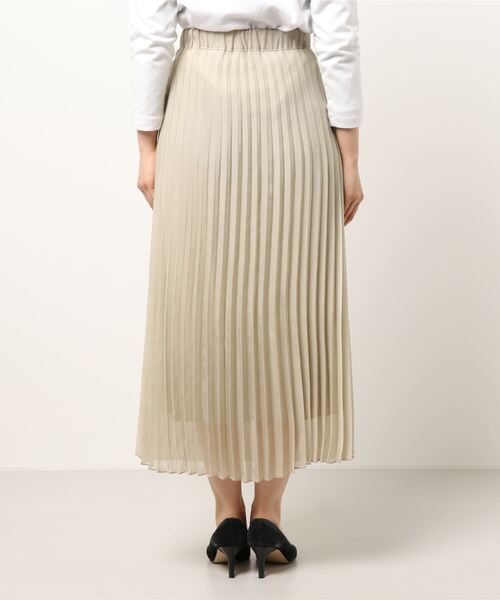 N.（N. Natural Beauty Basic）（エヌエヌナチュラルビューティーベーシック）の「【S Size Line】シャイニープリーツスカート（スカート・レディース・ホワイト/ブラック/グレー/ブルー/グリーン・SMALL/MEDIUM）」の21枚目の写真