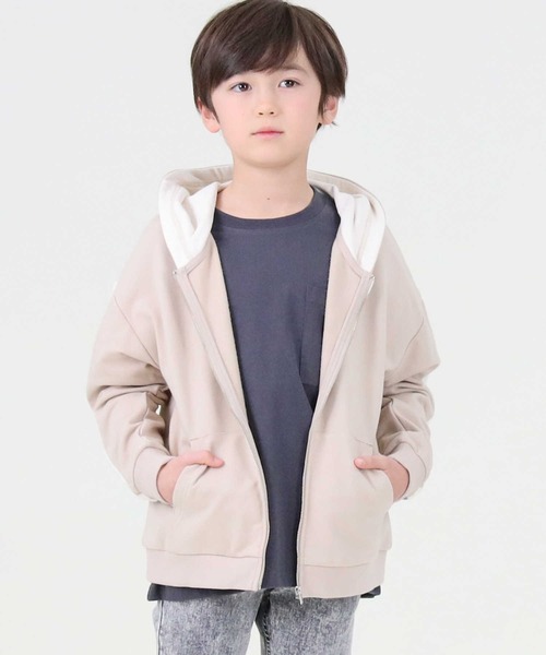 MPS（エムピーエス）の「【MPS】ラインジップパーカー（パーカー・キッズ・ライラック/ベージュ/ブラック/ライム・120/140/130/155/105）」の11枚目の写真