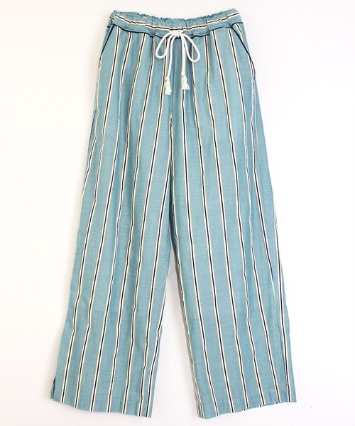 RNA-N（アールエヌエーエヌ）の「R3835 シアーストライプイージーパンツ（その他パンツ・レディース・ブラウン/ミント/ベージュ・MEDIUM）」の6枚目の写真