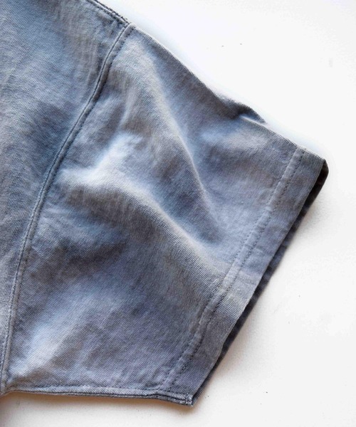 REMI RELIEF（レミレリーフ）の「REMI RELIEF（レミレリーフ）別注16天竺タイダイアウトドアポケットTシャツ（Tシャツ/カットソー・メンズ・ブラック/ベージュ/グリーン・SMALL/MEDIUM/LARGE）」の6枚目の写真