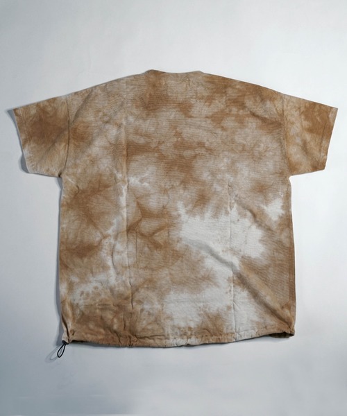 REMI RELIEF（レミレリーフ）の「REMI RELIEF（レミレリーフ）別注16天竺タイダイアウトドアポケットTシャツ（Tシャツ/カットソー・メンズ・ブラック/ベージュ/グリーン・SMALL/MEDIUM/LARGE）」の10枚目の写真