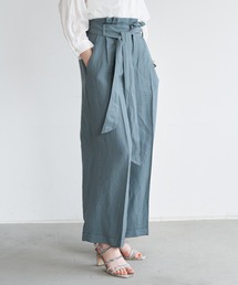 YECCA VECCA | P.レーヨンリネンワイドパンツ　＊(その他パンツ)