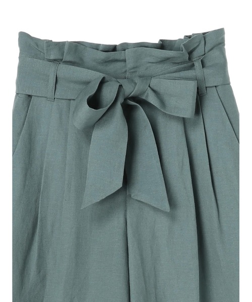 YECCA VECCA（イェッカヴェッカ）の「P.レーヨンリネンワイドパンツ　＊（その他パンツ・レディース・チャコールグレー/ライトベージュ/グリーン/ピンク系その他3・FREE）」の19枚目の写真