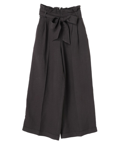 YECCA VECCA（イェッカヴェッカ）の「P.レーヨンリネンワイドパンツ　＊（その他パンツ・レディース・チャコールグレー/ライトベージュ/グリーン/ピンク系その他3・FREE）」の22枚目の写真